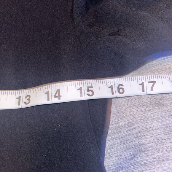 Theory Black Button Down Long Sleeve Collared Peplum Preppy Shirt Dress Size 0 - Picture 8 of 10